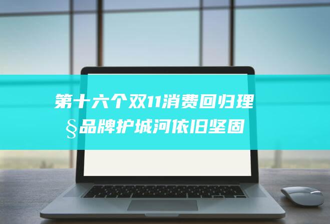 第十六个双11消费回归品牌护城河依旧坚固