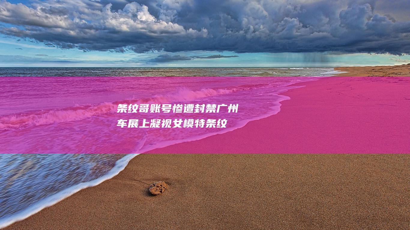 条纹哥账号惨遭封禁 广州车展上凝视女模特 (条纹哥是谁)