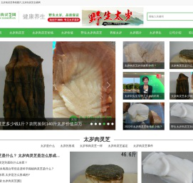 太岁肉灵芝网-太岁肉灵芝价格_天然野生太岁图片大全