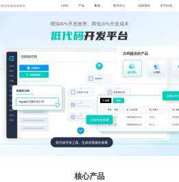 「白码低代码官网」企业级低代码开发平台【可私有化部署】