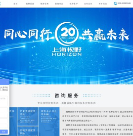 上海视野-致力于管理控制系统的研究与咨询、软件业务