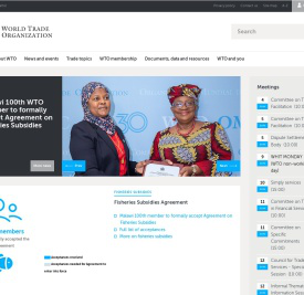 World Trade Organization - Home page - Global trade