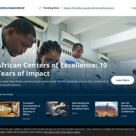 World Bank Group - International Development, Poverty and Sustainability