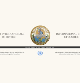 Cour internationale de Justice - International Court of Justice | INTERNATIONAL COURT OF JUSTICE