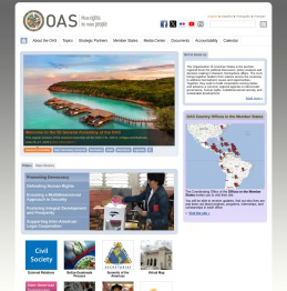 OAS - Organization of American States: Democracy for peace, security, and development