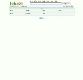 hao123网址之家－－北京－－热门贴吧