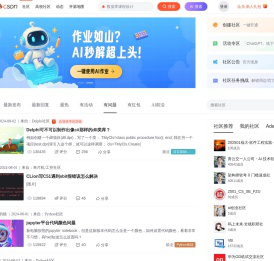 IT技术社区_CSDN专业开发者学习和交流平台