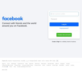 Facebook - 登录或注册