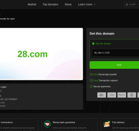 28.comPremium domain name trading - 28.comBuy and sell domain names at a fixed price- Dn.com domain name trading platform