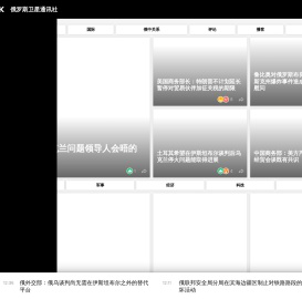 俄罗斯卫星通讯社 新闻：快讯，中国及国际新闻事件，头条新闻及热点问题